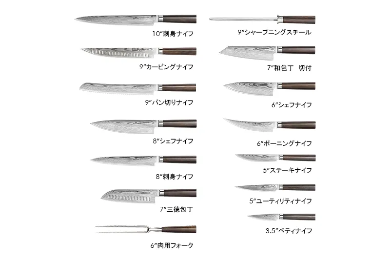 J2シリーズ包丁セット