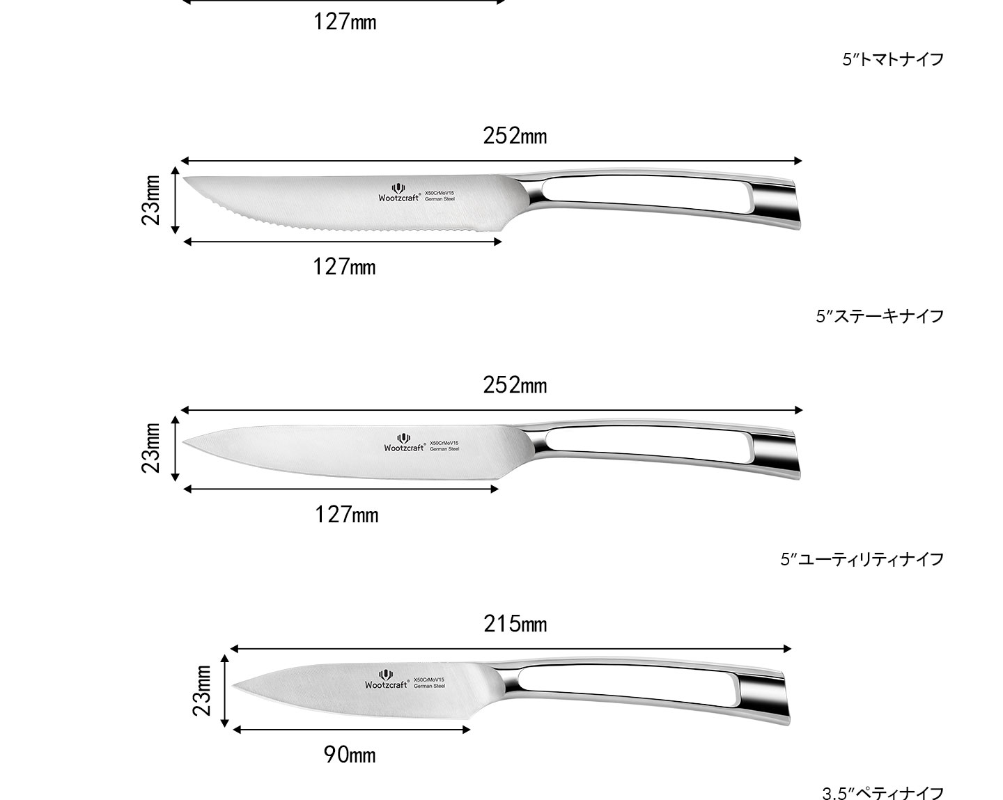 N1シリーズ包丁セット