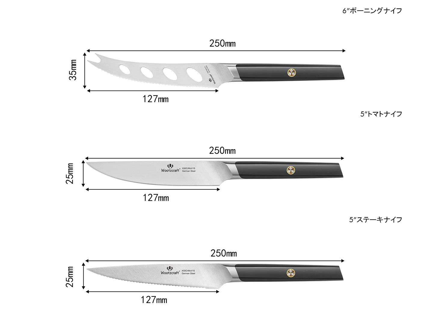 M55シリーズ包丁セット